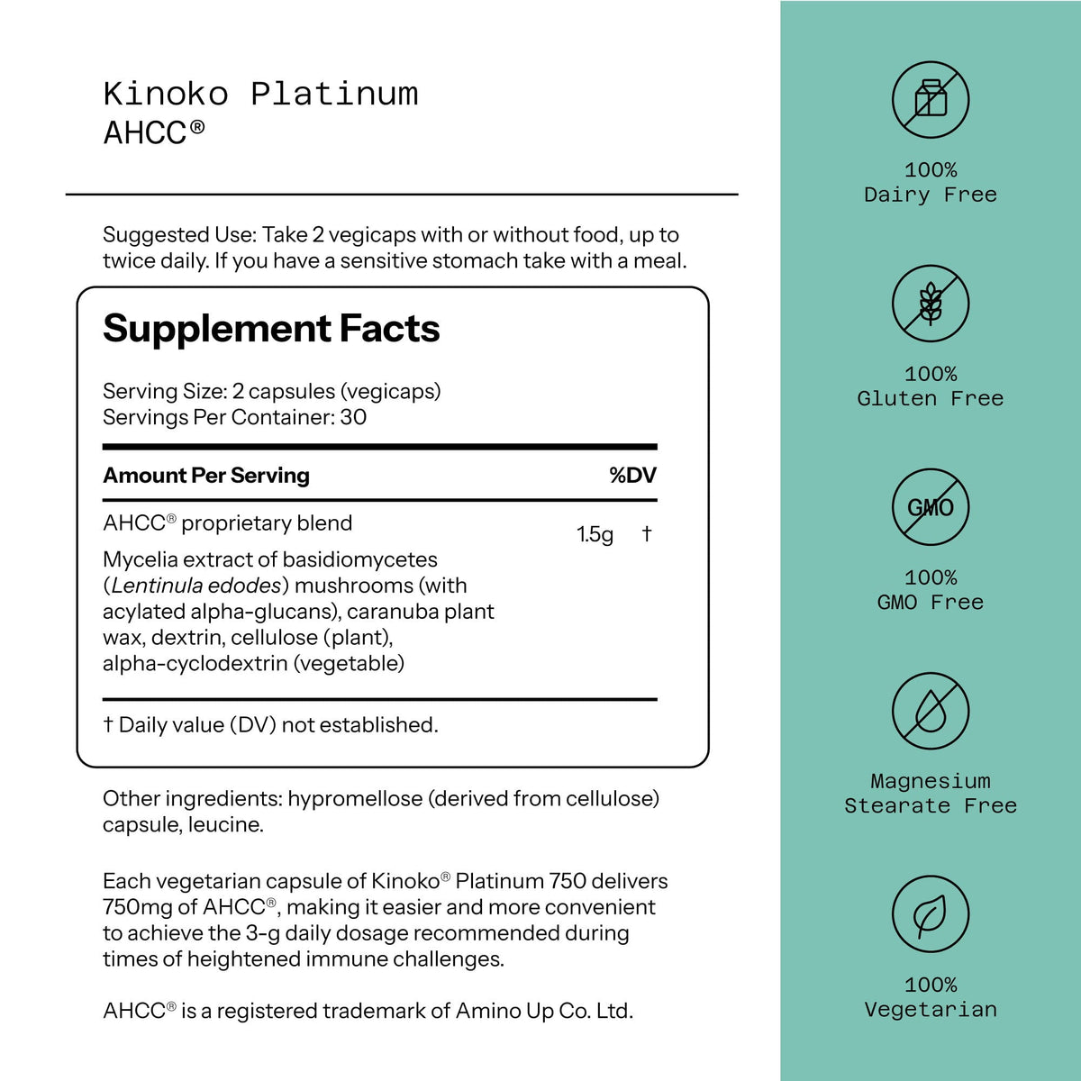 AHCC - Kinoko Platinum